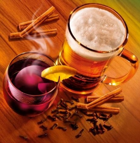 Les ingrédients de la bière chaude